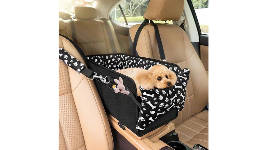 dog car seat console