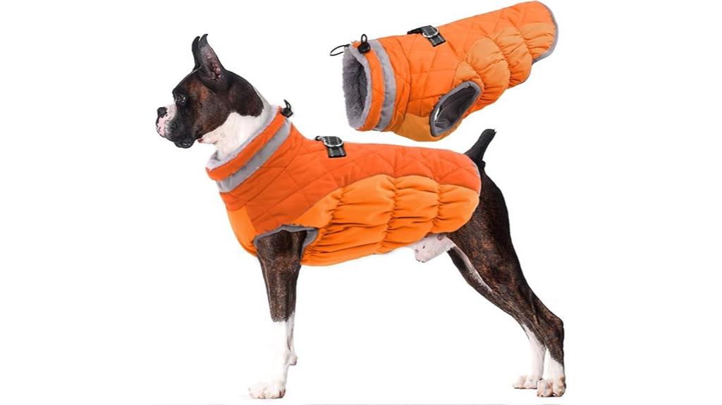 dog coat with harness