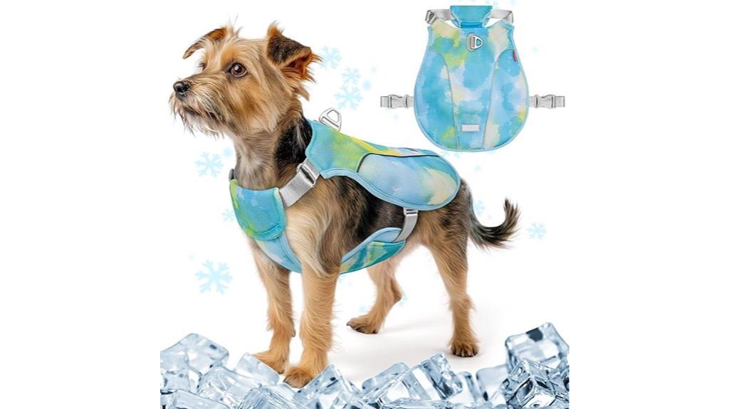 dog cooling vest with uv protection