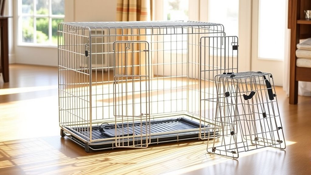dog crate size and safety
