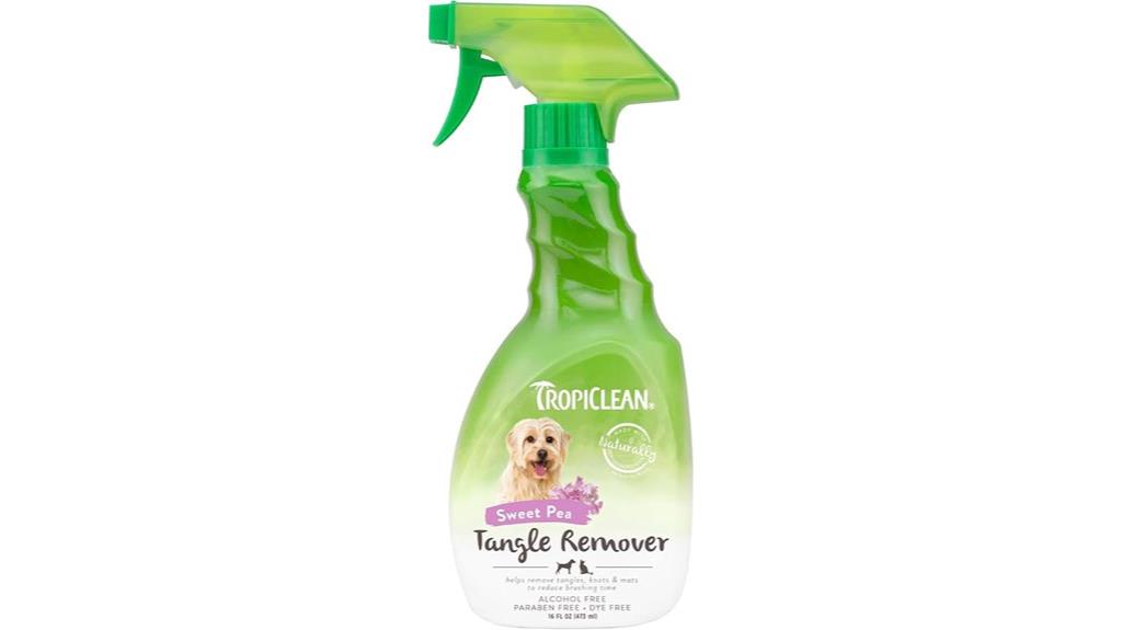 dog detangler spray