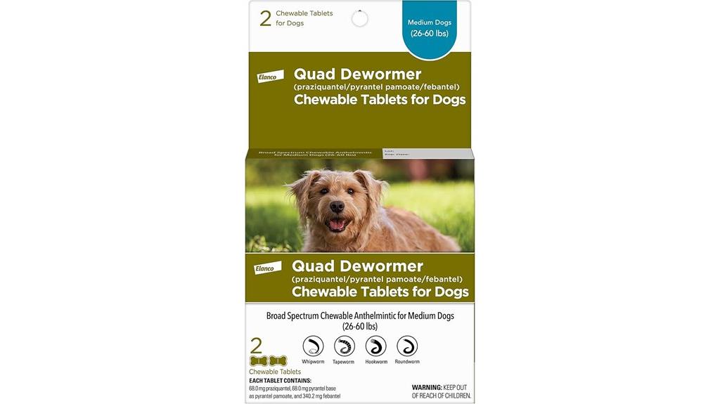 dog dewormer for medium