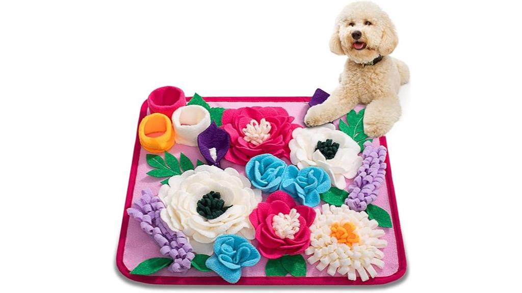 dog feeding puzzle mat