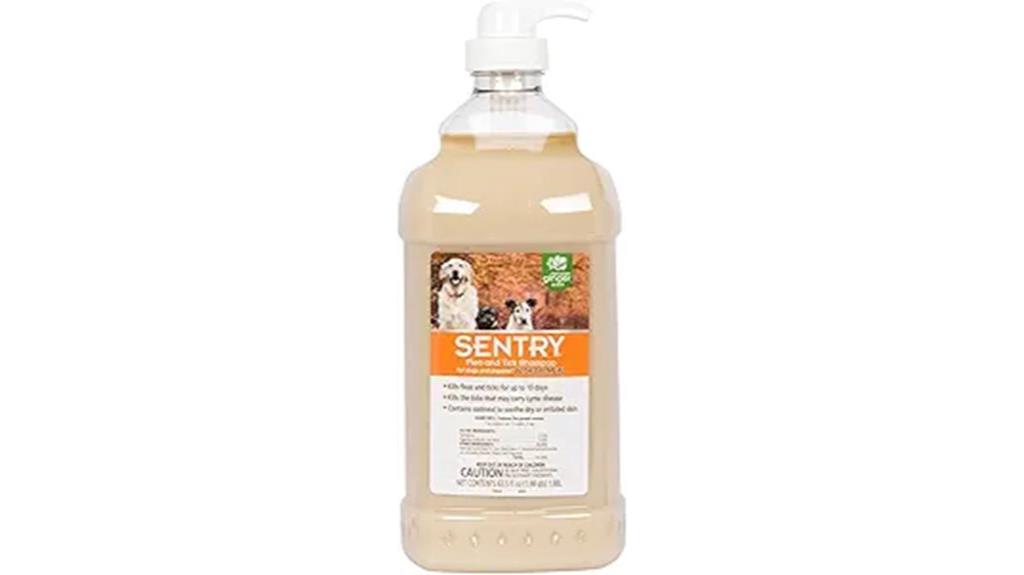 dog flea and tick shampoo