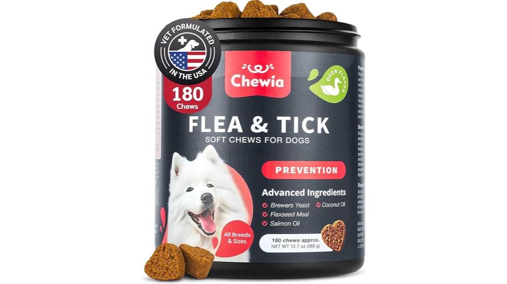 dog flea tick chews