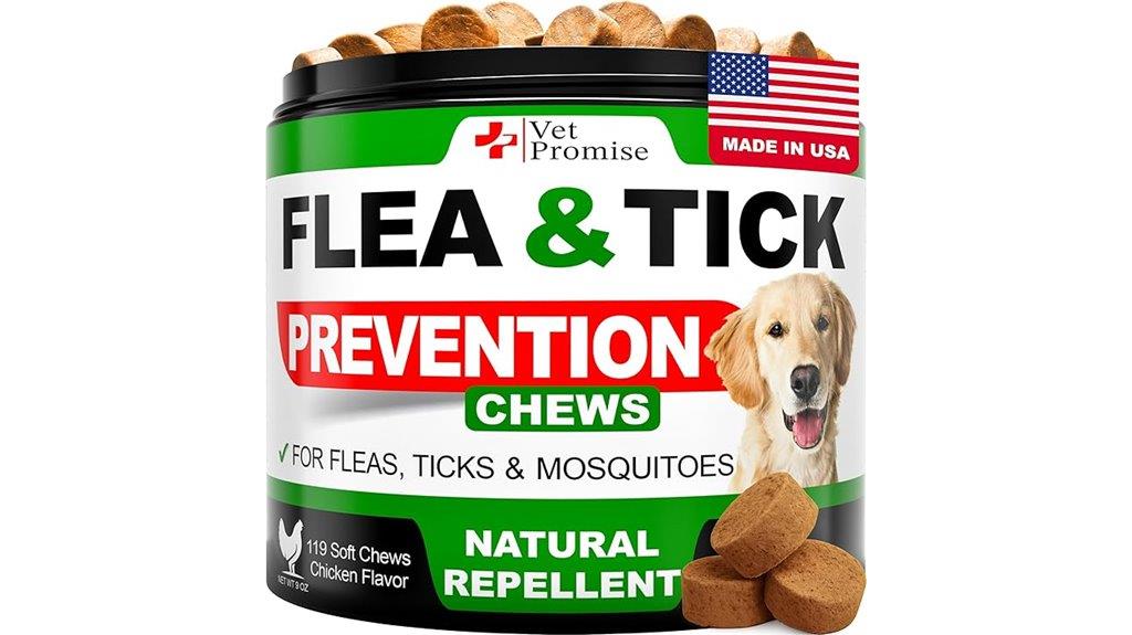 dog flea tick chews