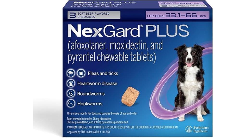 dog flea tick heartworm medication