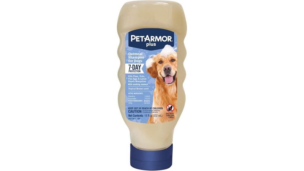 dog flea tick shampoo