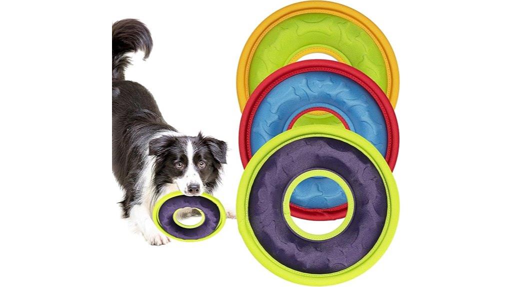 dog friendly flying disc set