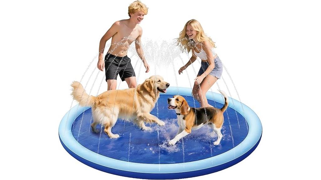 dog friendly splash pad
