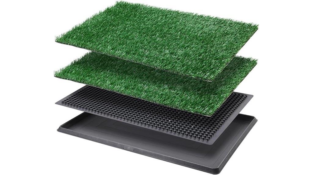 dog grass pad tray