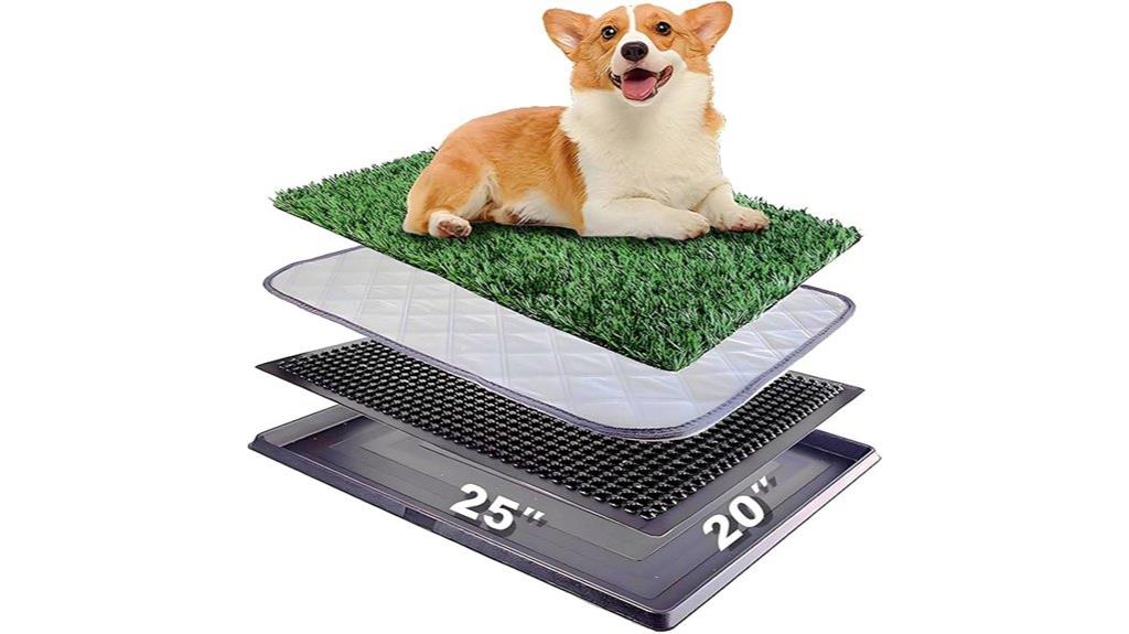 dog grass tray pad