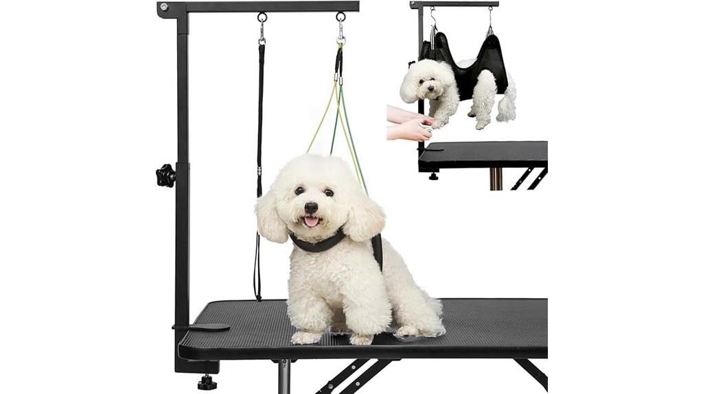 dog grooming arm