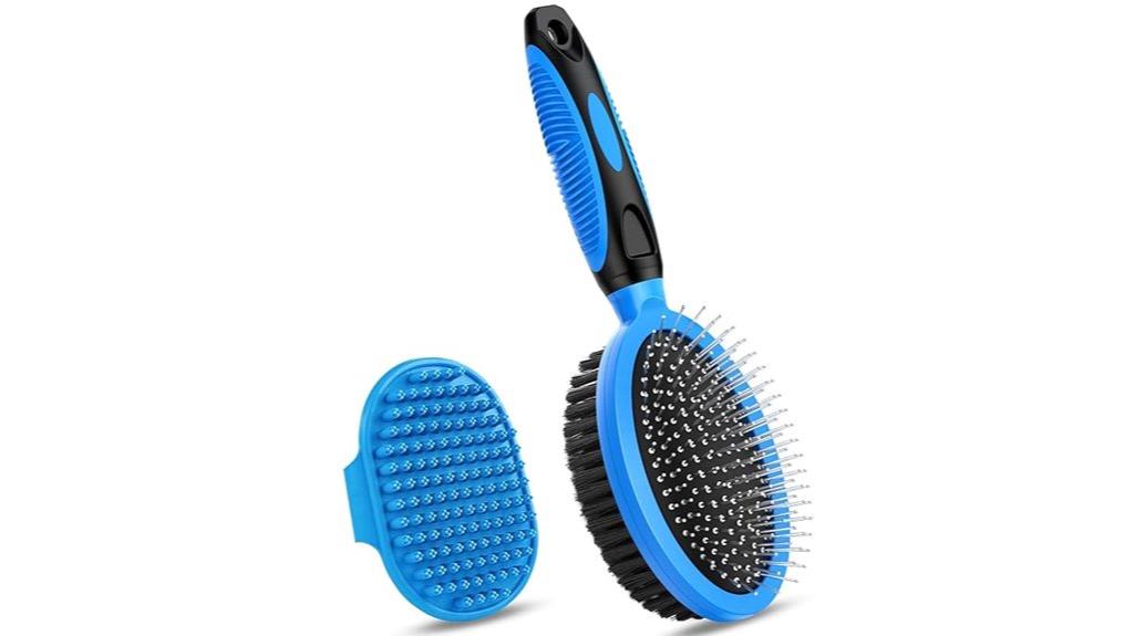 dog grooming double sided brush