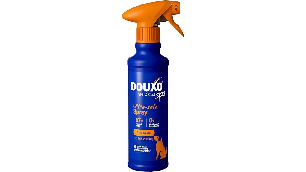 dog grooming spray product