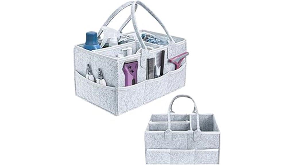 dog grooming supplies organizer