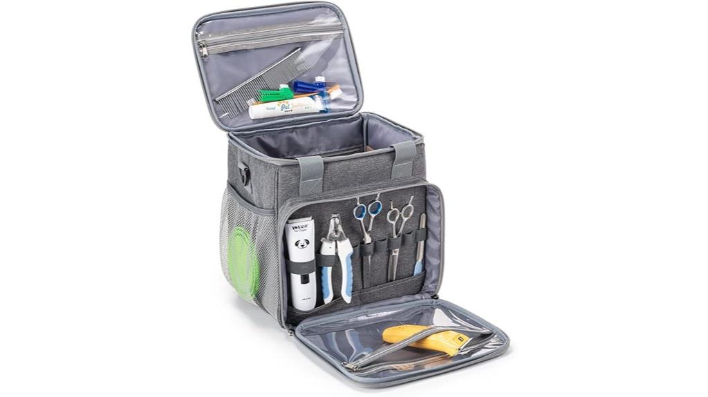 dog grooming supplies organizer