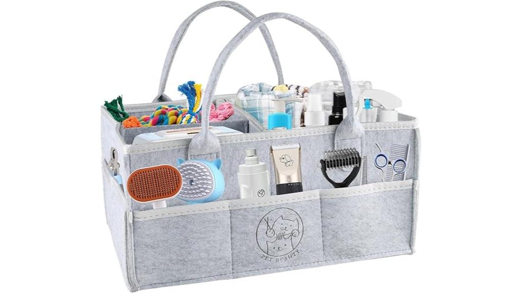 dog grooming supply organizer