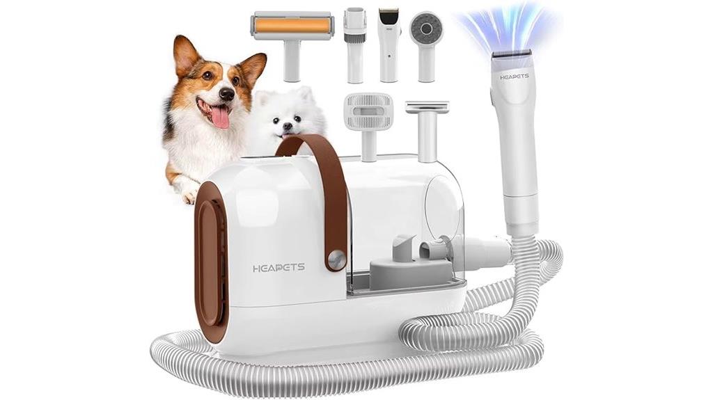 dog grooming vacuum kit