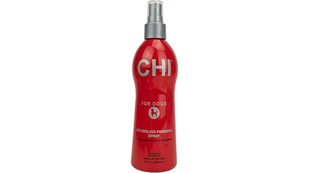 dog hair detangling spray