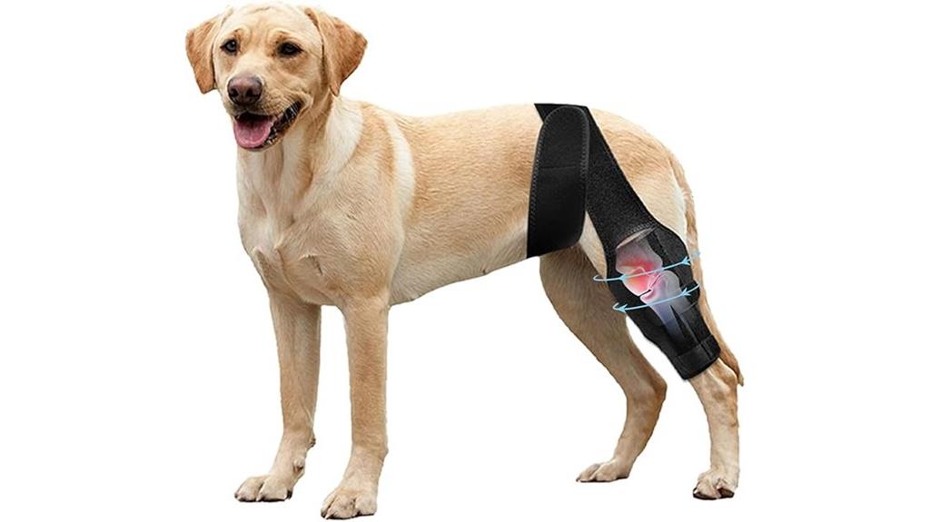 dog knee support brace