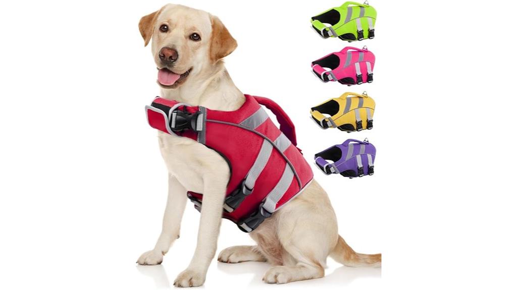 dog life jacket with reflectors