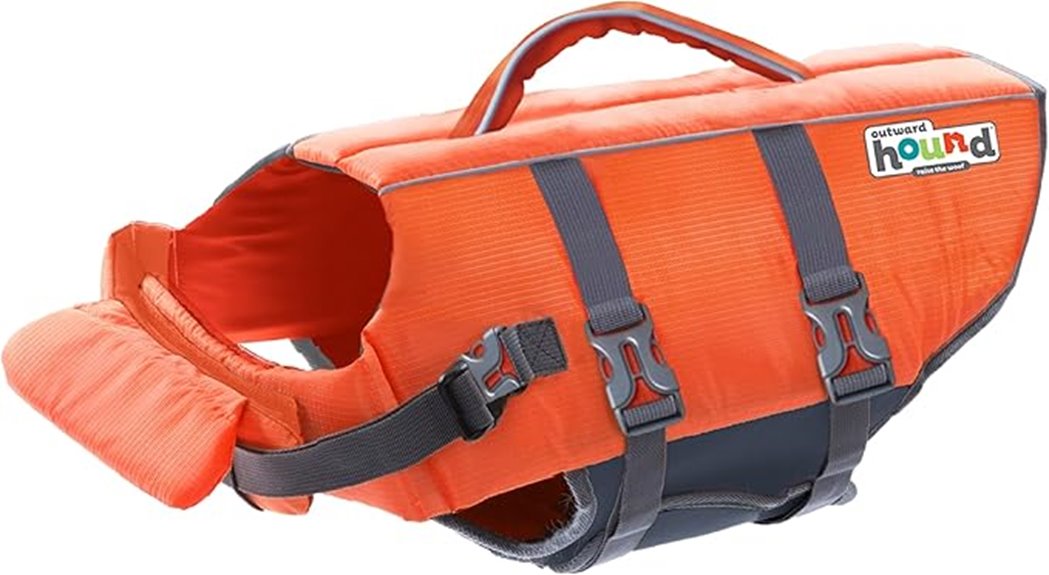 dog life jacket with splash