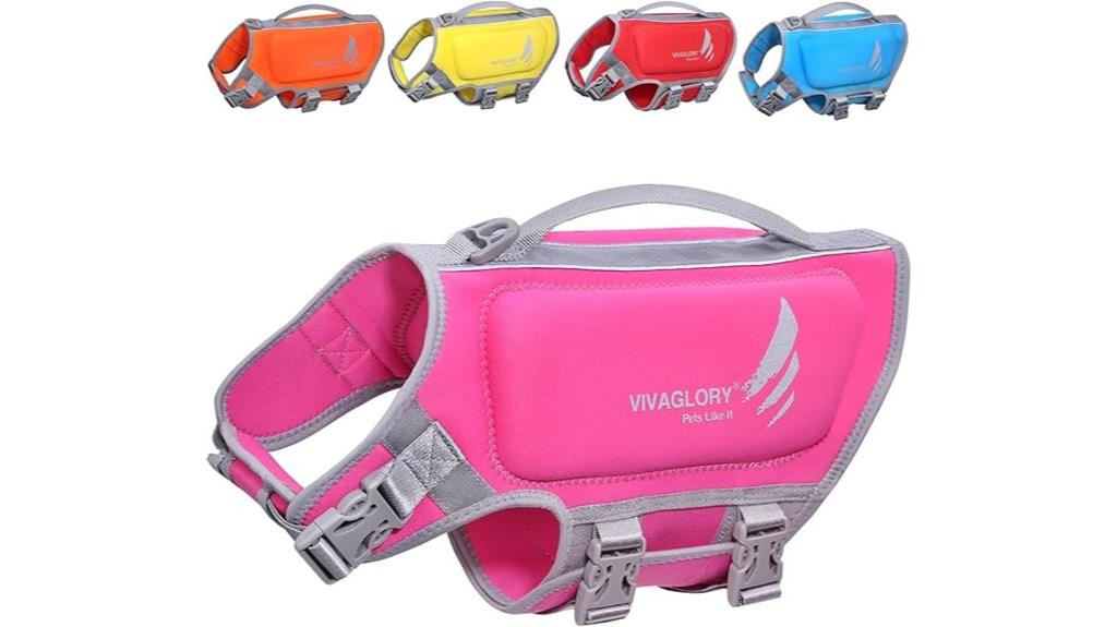 dog life vest with handle