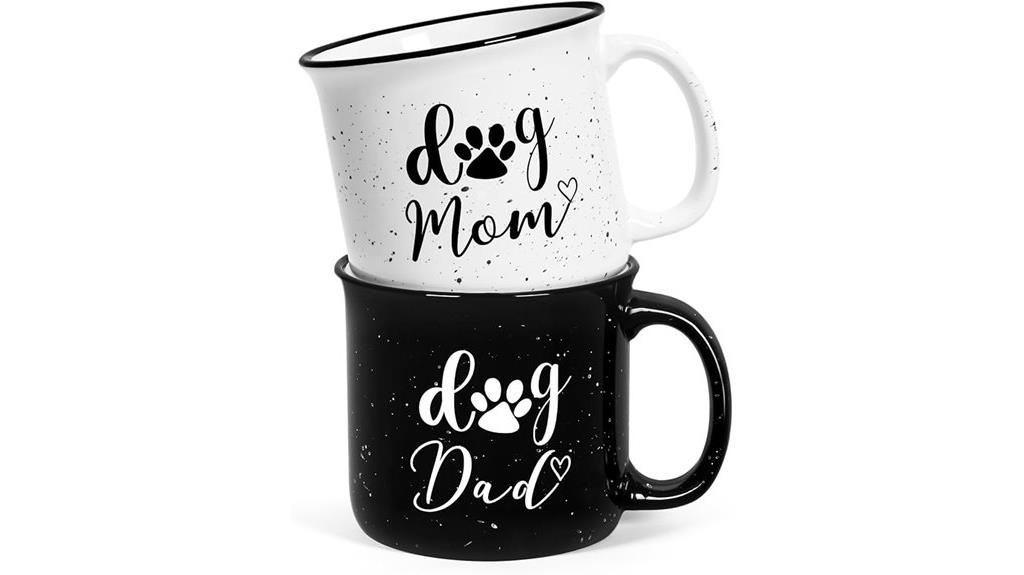 dog mom dad mugs