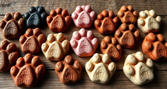 dog paw print kit options