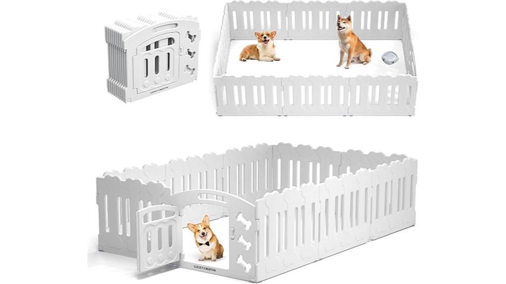 dog pen with door