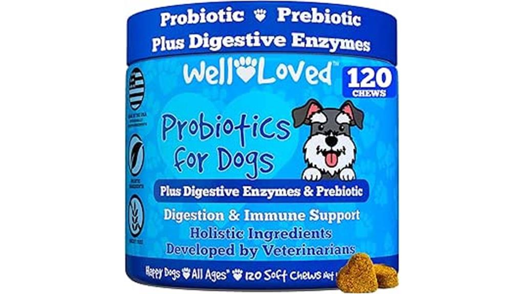 dog probiotic chewables for digestion