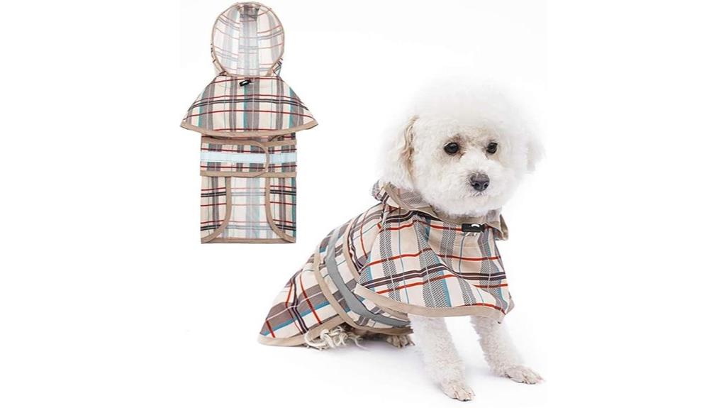 dog raincoat with hood