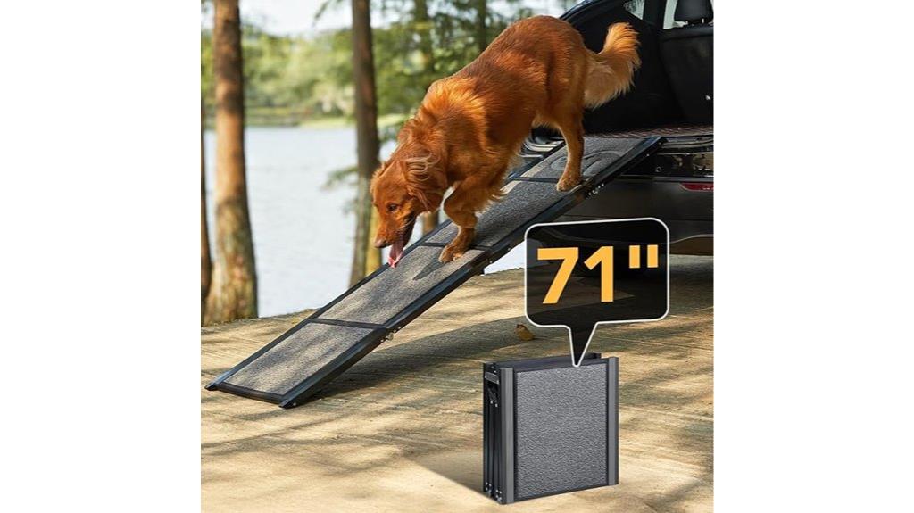 dog ramp foldable non slip