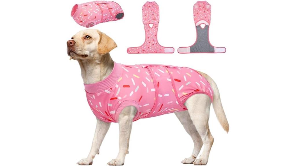 dog recovery suit female