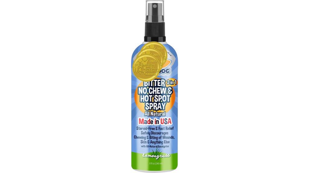 dog s soothing dual action spray