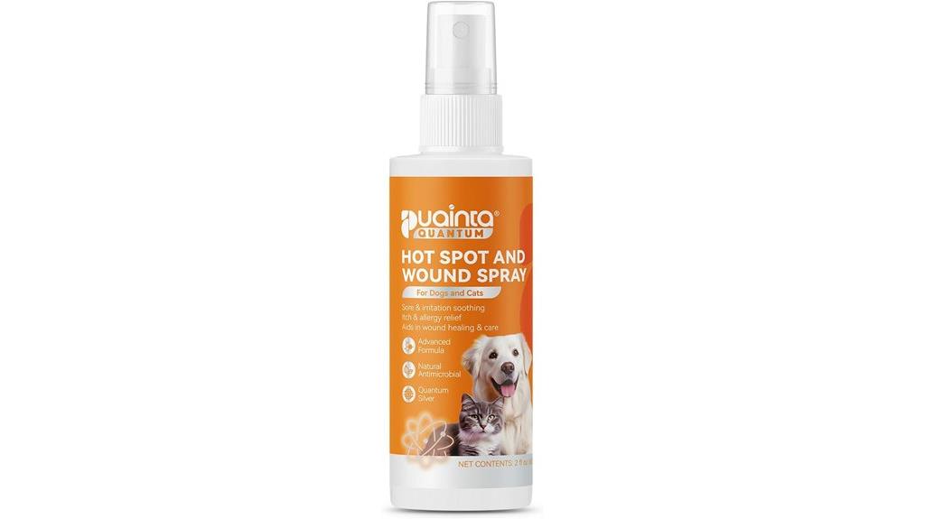 dog skin hot spot spray