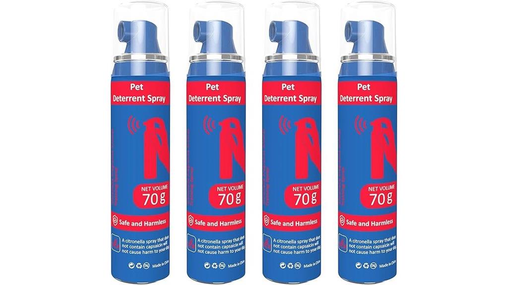 dog spray four pack