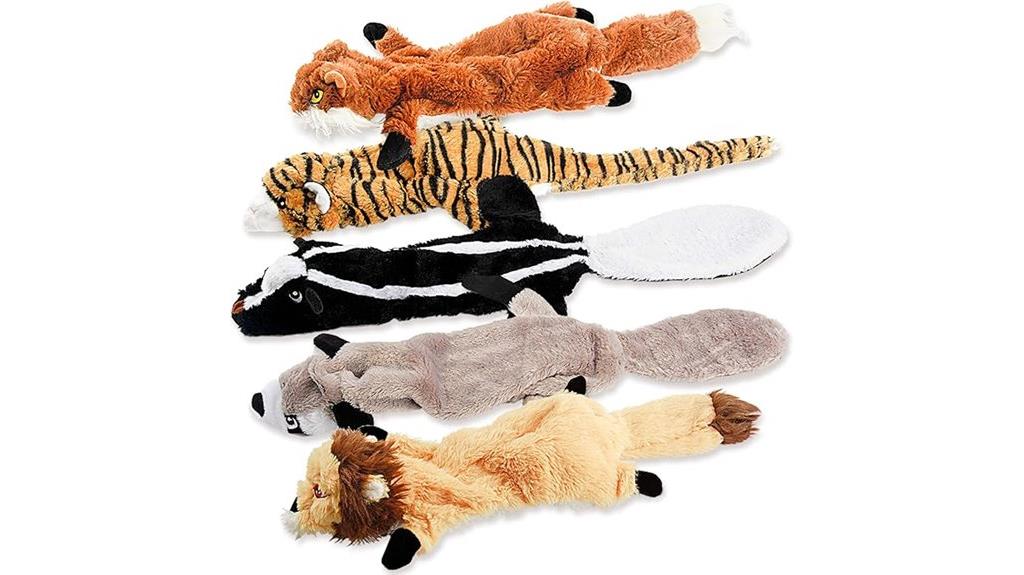 dog squeaky toy variety