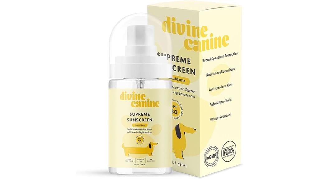 dog sun protection spray