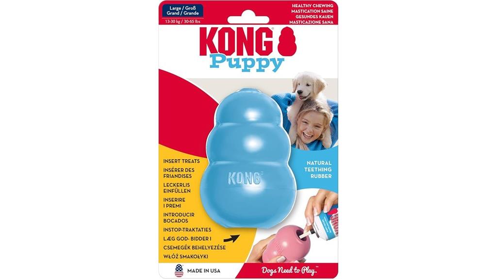 dog teething rubber toy