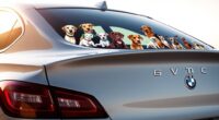 dog themed car decal options