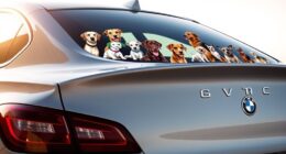 dog themed car decal options