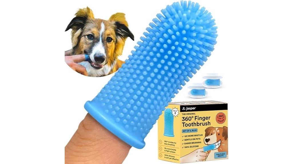 dog toothbrush two pack