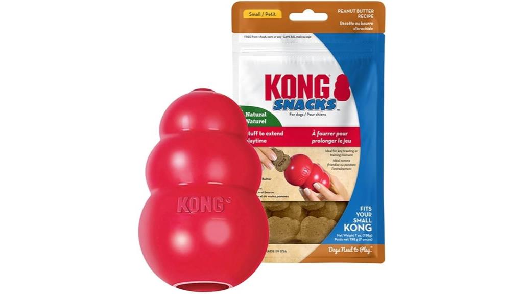 dog toy and treat bundle