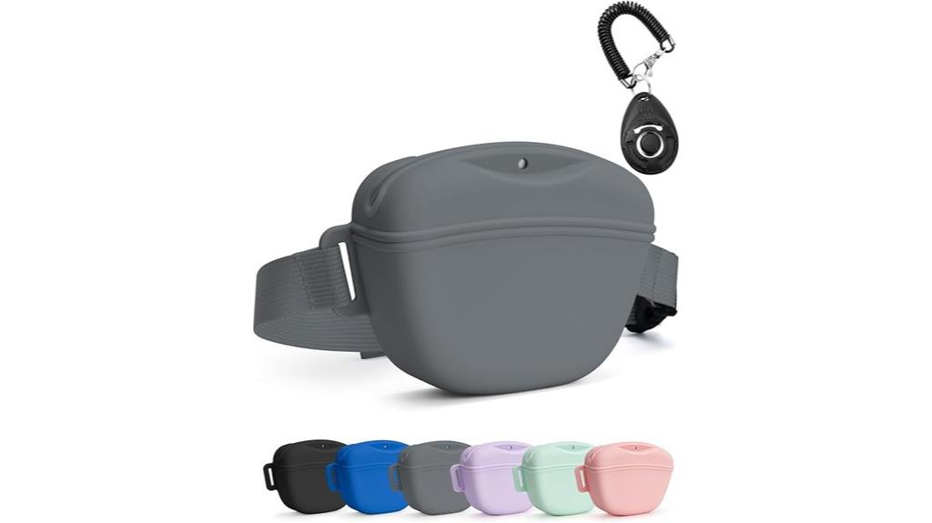 dog training pouch with clicker