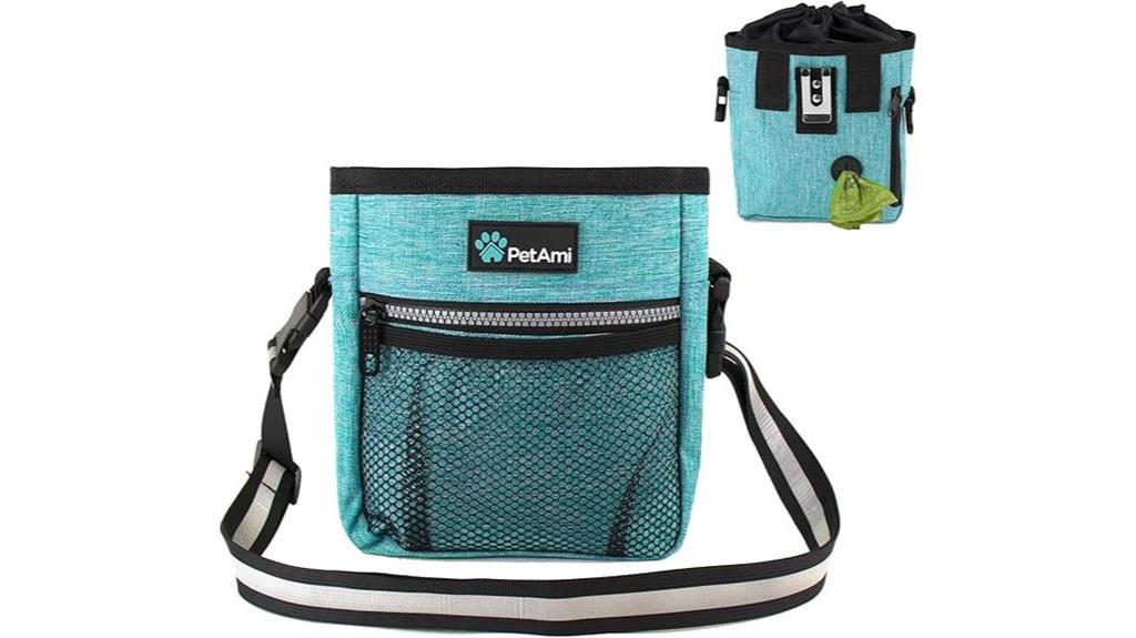 dog treat pouch with straps