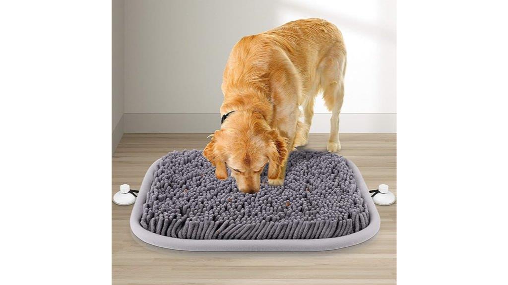 dog treat puzzle mat