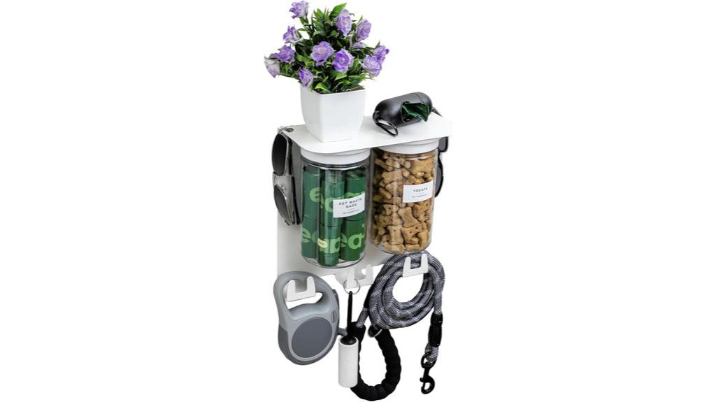dog treat storage wall