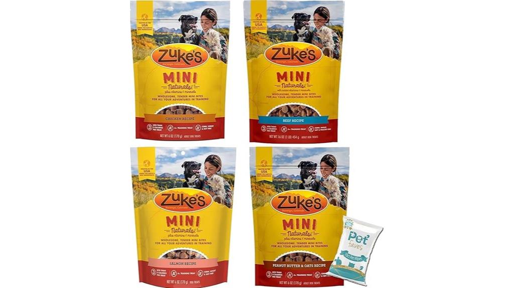 dog treats and wipes